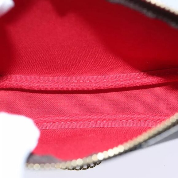 LOUIS VUITTON Damier Ebene Mini Pochette Accessoires Pouch N58009 LV Auth ac3267 - Picture 11 of 15